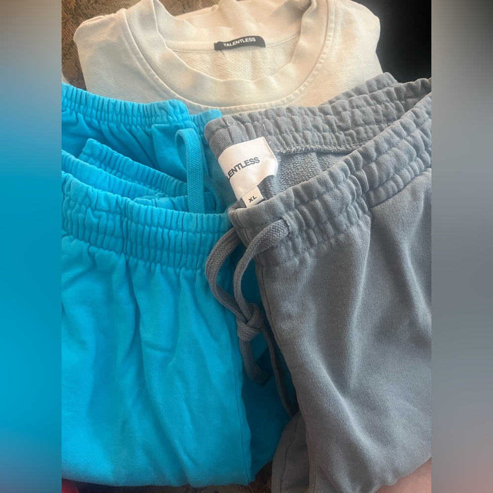 Talentless Bundle Of 3 - 2 Joggers 1 Sweatshirt - image 1